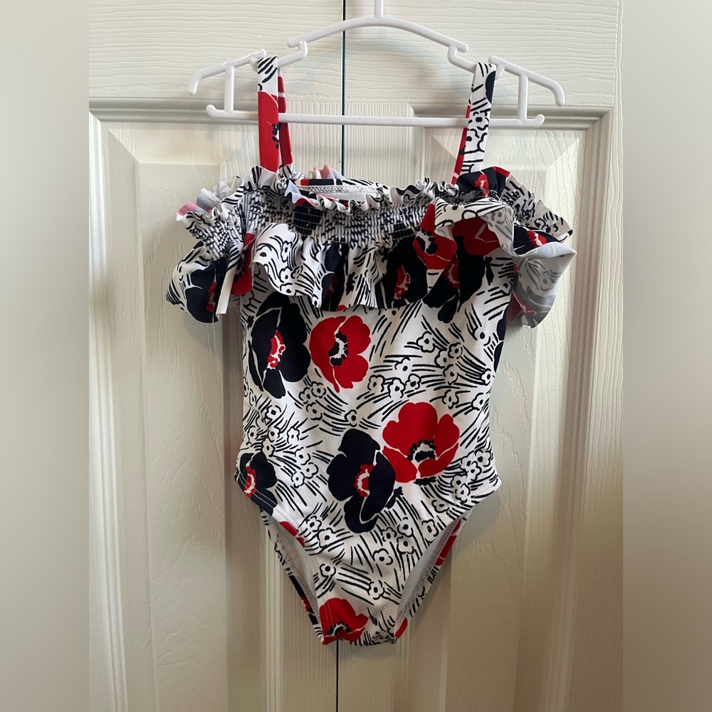 Janie and Jack One Piece Floral Swimsuit